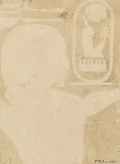 (Jeroglíficos, figura mirando a la derecha) de John Beasly Greene